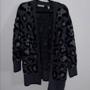 Blue Cheetah Cardigan
